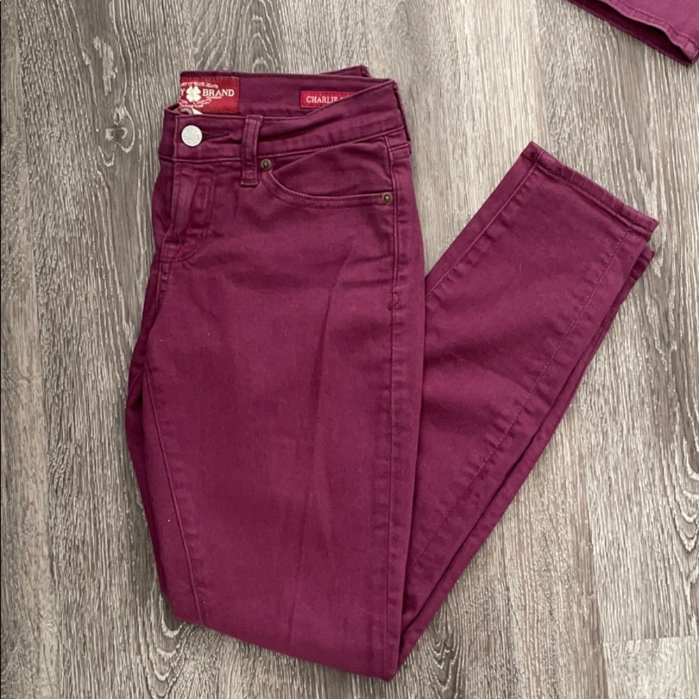 Lucky brand purple jeans